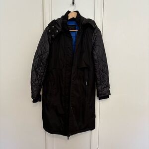 Bernardo Black Quilted Winter Jacket